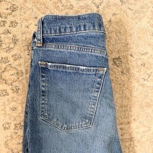 Gap cheeky straight jeans raw hem